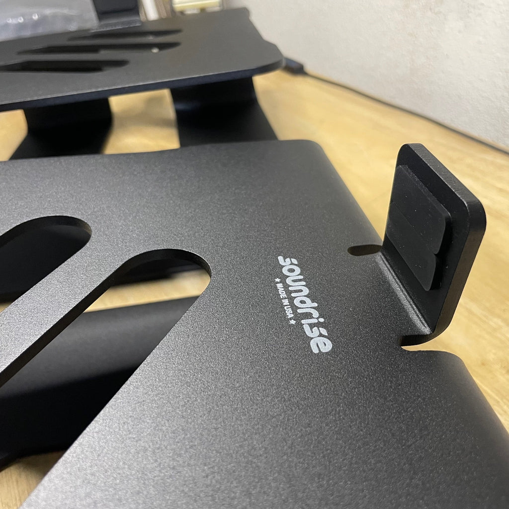 B-Stock BIG-5 Large Studio Monitor Stands | Pair Black - Soundrise