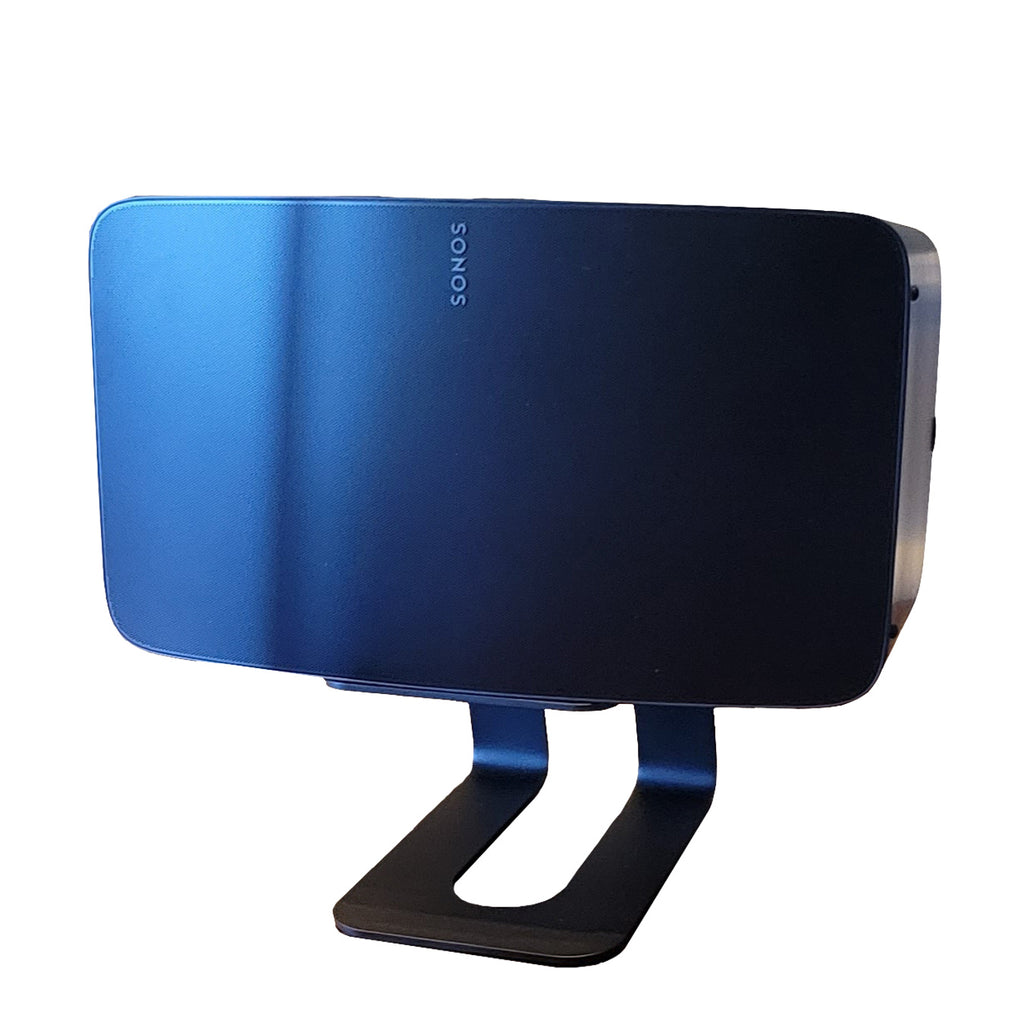Soundrise PRO-5 Speaker Stand | One Stand Only - Desk or Floor Stand for Sonos Play Five - Decouple Your Bluetooth Speaker to Reduce Vibrations - Soundrise