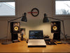 PRO-9 Studio Monitor Stands 9" Black Vibration Absorption Desktop DJ Reference Speaker Stands 2-Pack Made in USA Pair - Soundrise